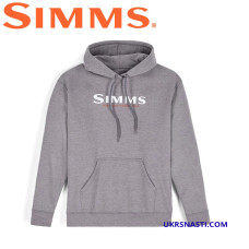Худи Simms Logo Hoody Grey Heather